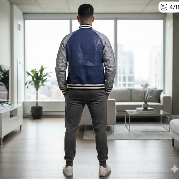 Mr. Nieves Suede Varsity Jacket - Picture 2 of 13